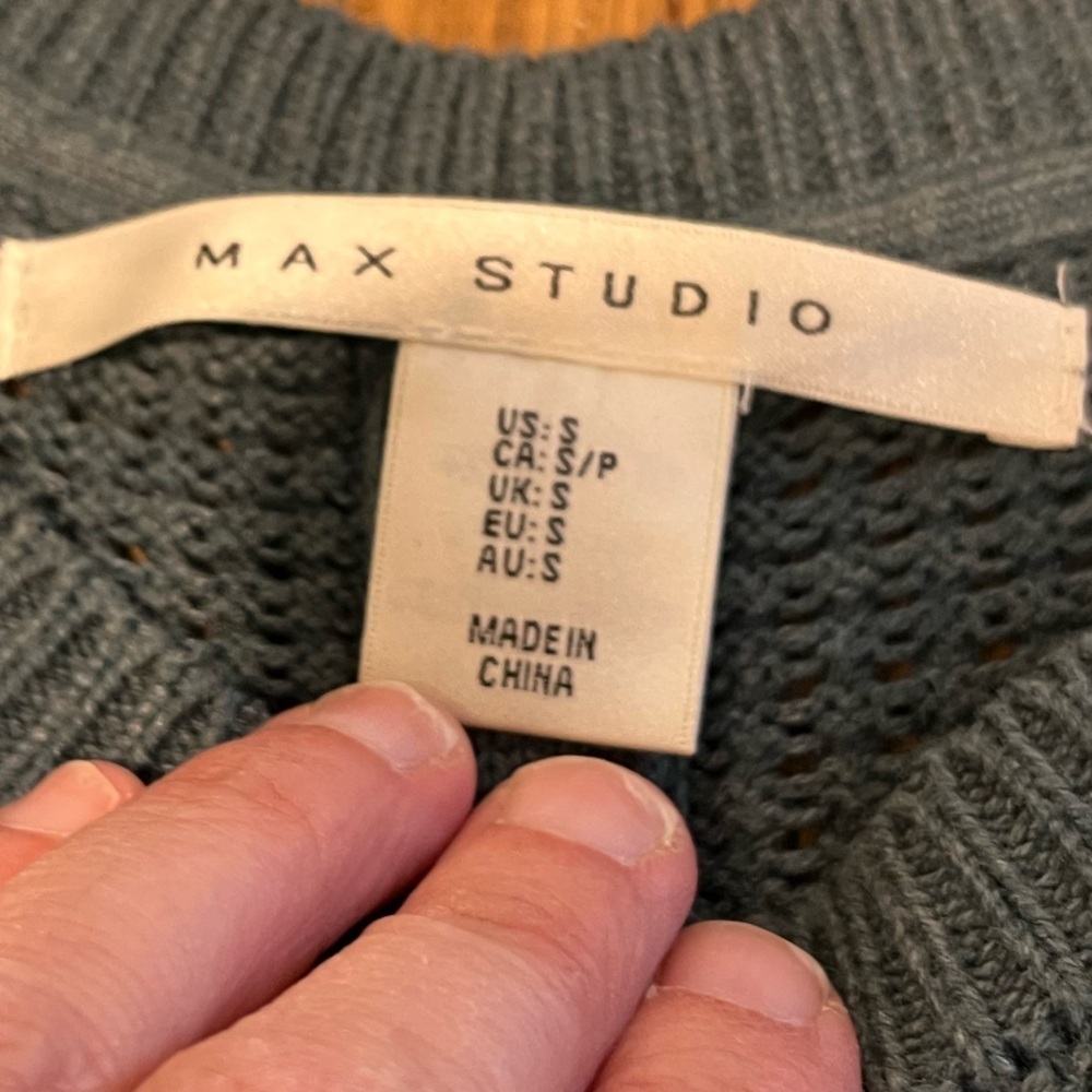 Max Studio Textured Knit Sweater - Size S - Picture 3 of 10